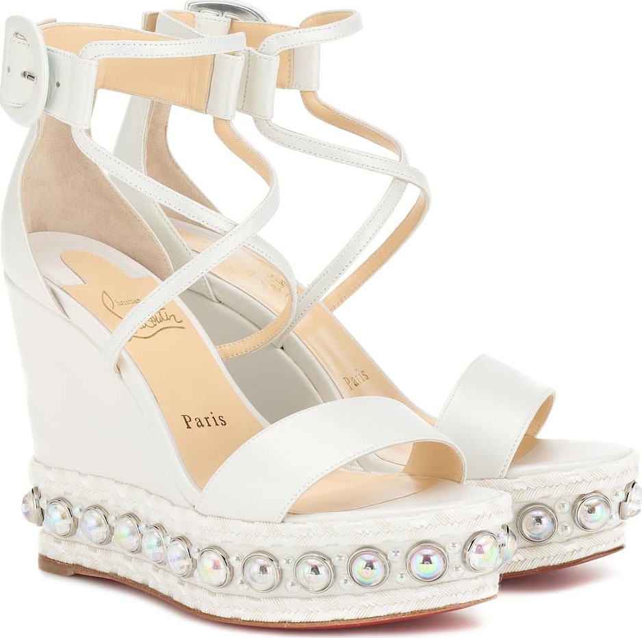 Christian Louboutin Exclusive to Mytheresa – Chocazeppa 120 wedge sandals