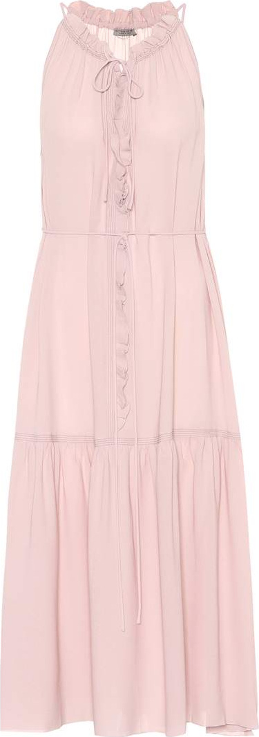 Bottega Veneta Silk georgette midi dress