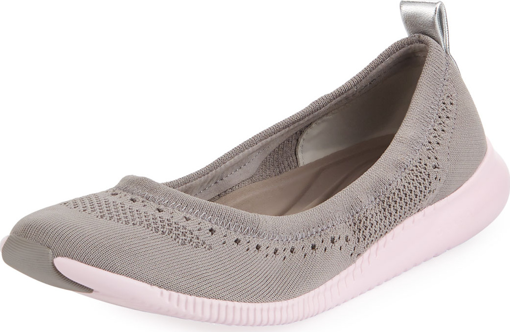 Cole Haan ZeroGrand Stitchlite Ballerina Flat, Gray