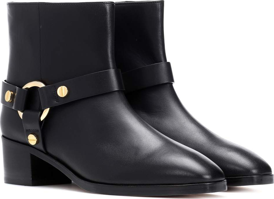 Stuart Weitzman Expert leather ankle boots