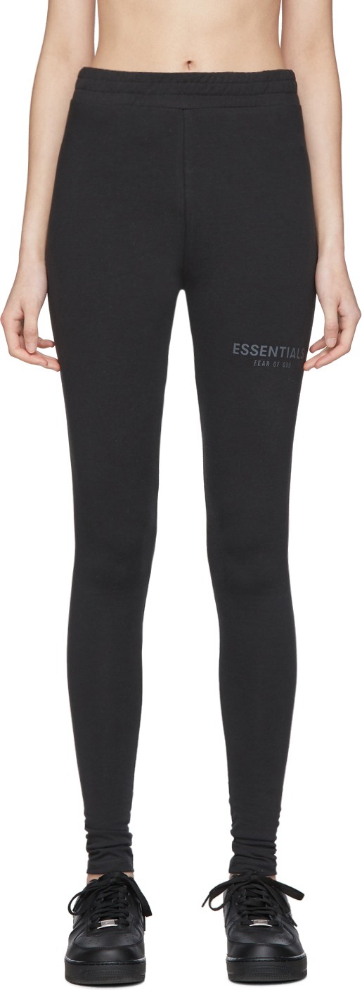 Essentials Black Compression Leggings
