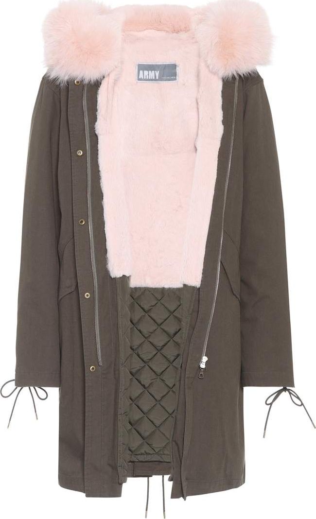 Army By Yves Salomon Fur-trimmed parka
