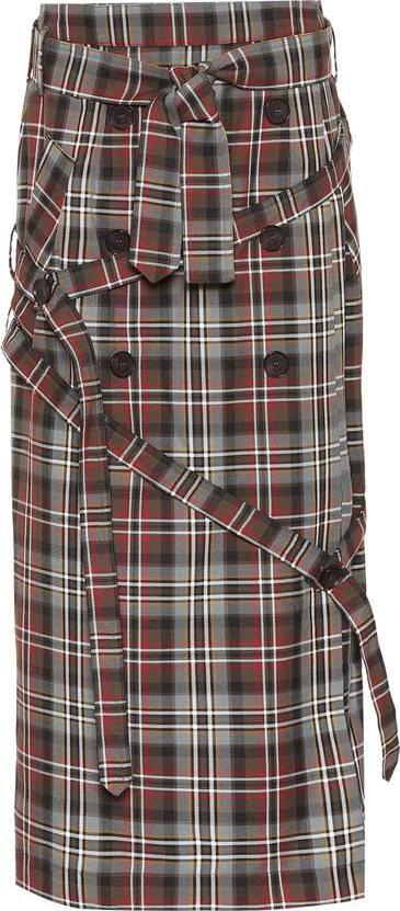 Rokh Checked skirt