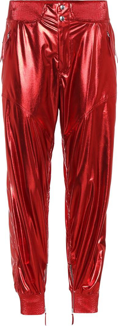 Isabel Marant Aruso metallic silk trousers
