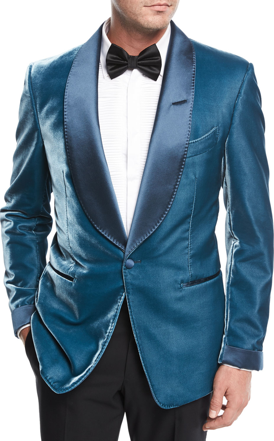 TOM FORD Shelton Liquid Velvet Evening Jacket