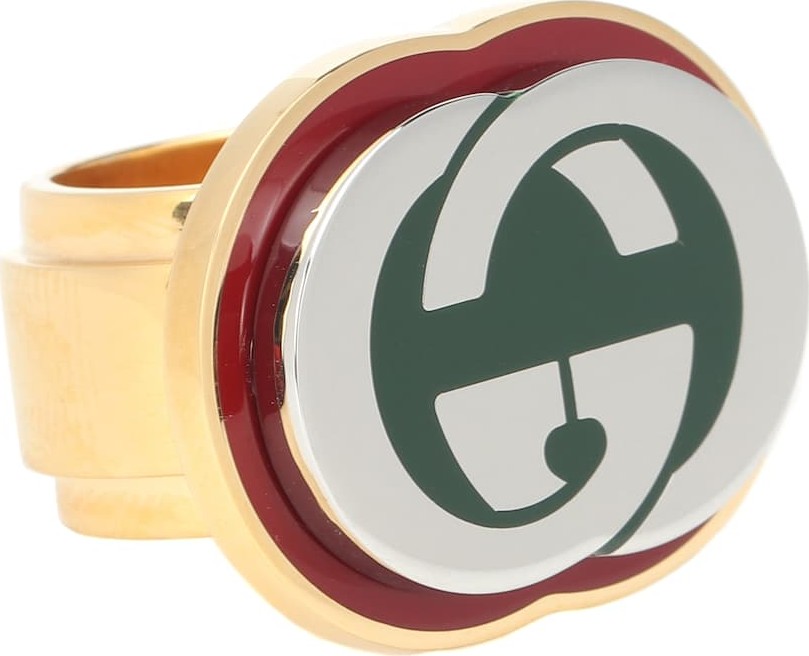 Gucci GG enameled ring