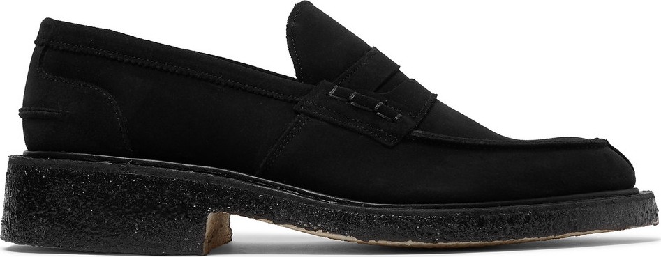 Tricker's James Suede Penny Loafers