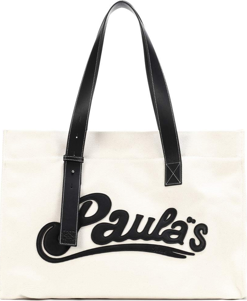 LOEWE X Paula's Ibiza Paula's canvas tote