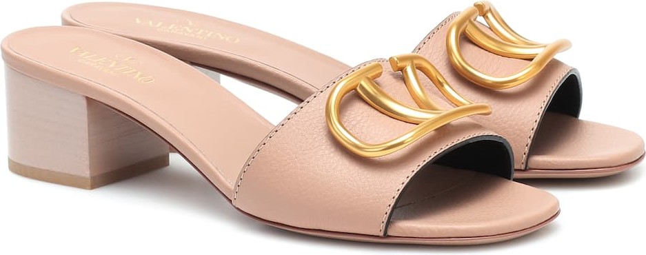 Valentino Valentino Garavani VLOGO leather sandals