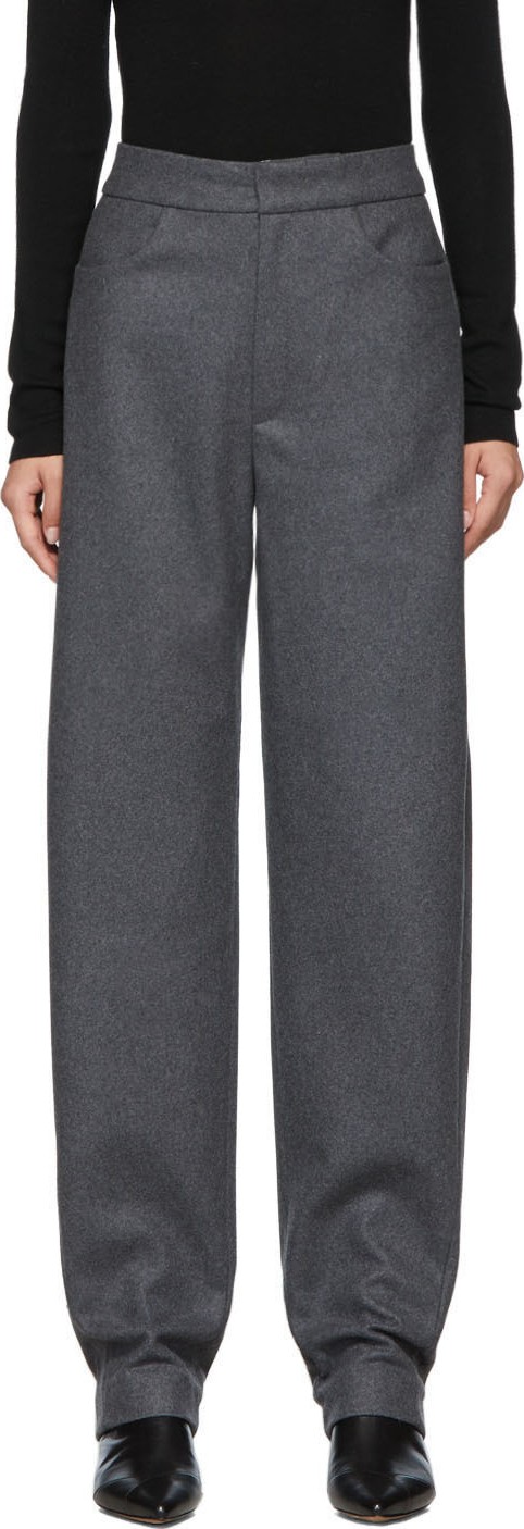 Totême Grey Novara Long Trousers