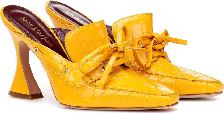 Sies Marjan Remi 100 patent leather mules