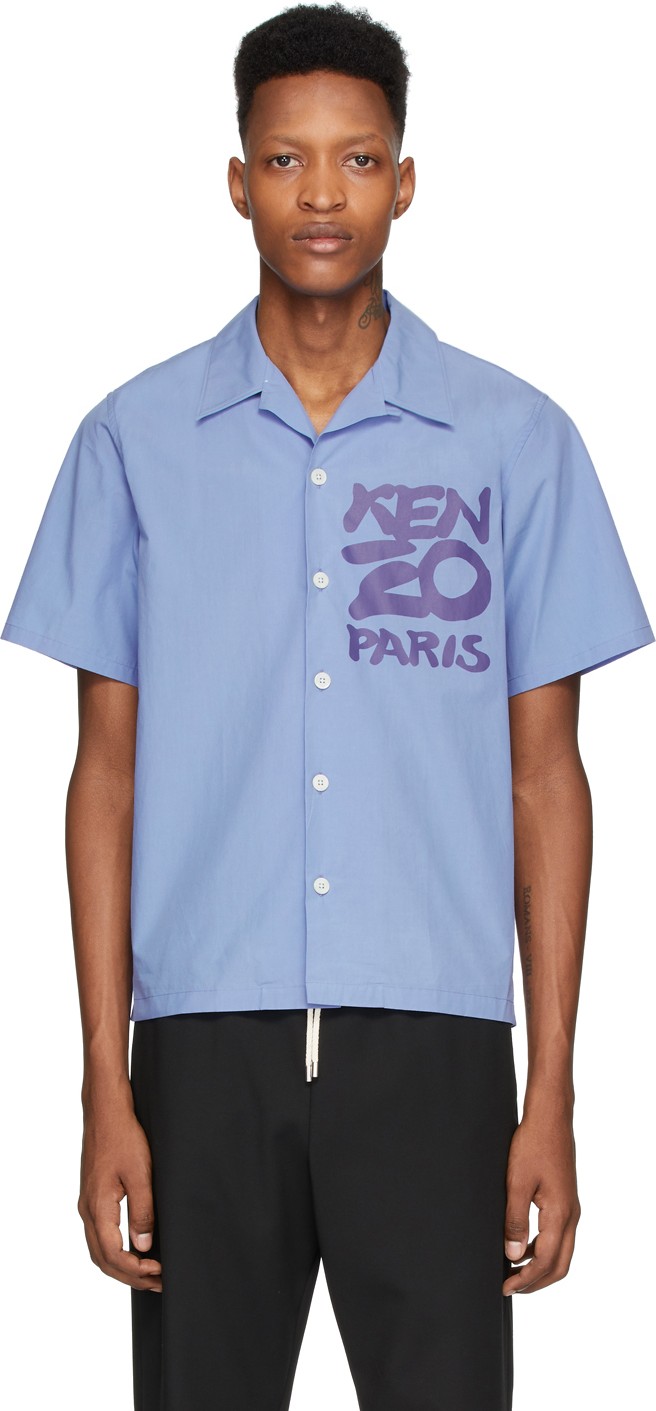 KENZO Purple 'Paris' Shirt