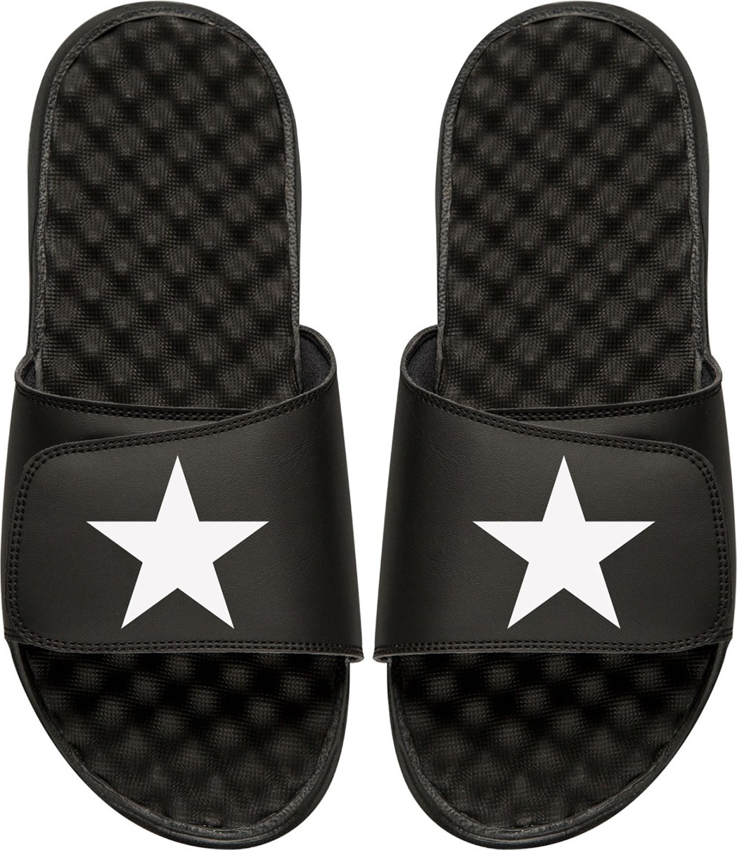 ISlide Men's Star Slide Sandals, Black