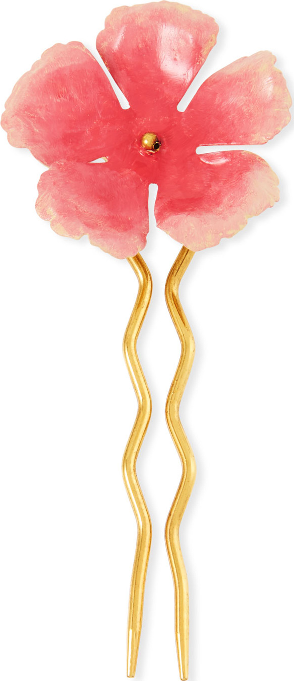Jennifer Behr Hand-Painted Flower Hairpin