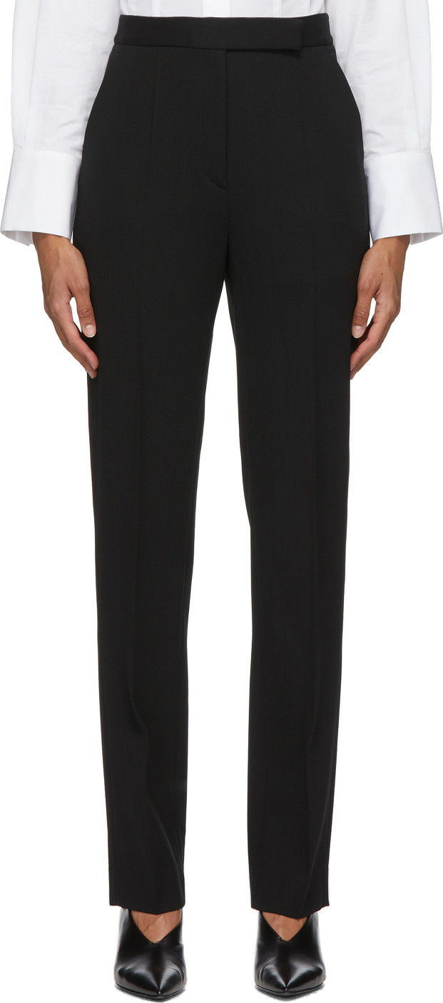 Partow - Black Wool Anita Trousers