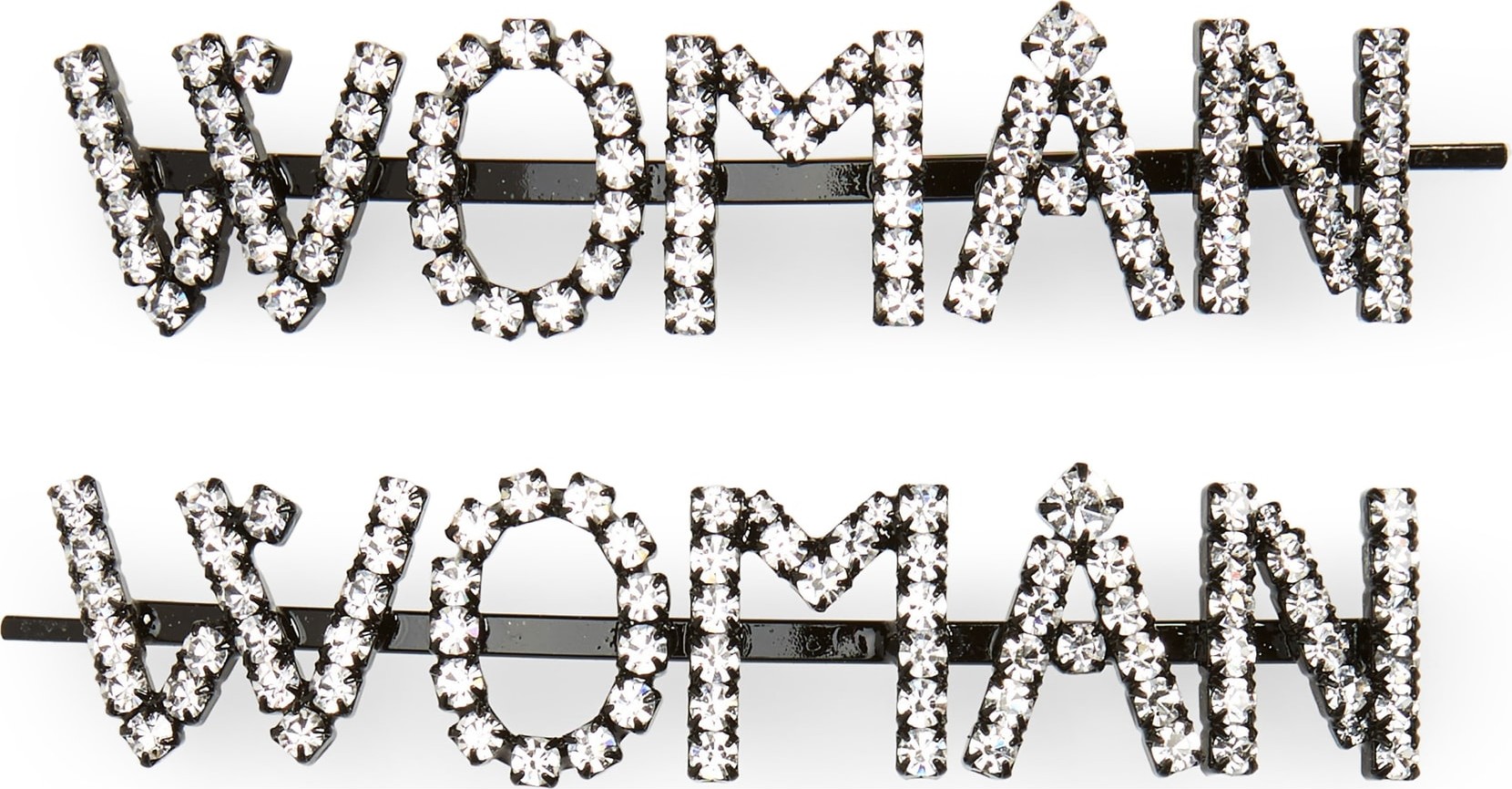 Ashley Williams Woman Set of 2 Crystal Hair Pins