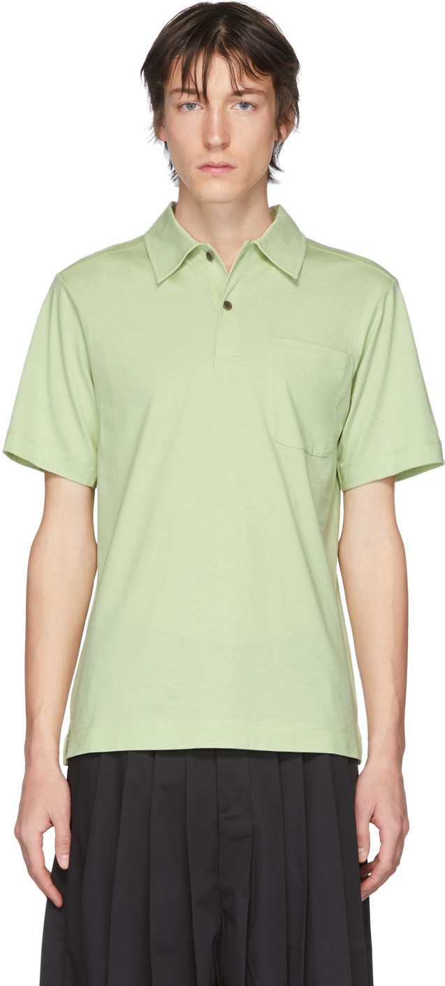 Dries Van Noten Green Hadler Polo