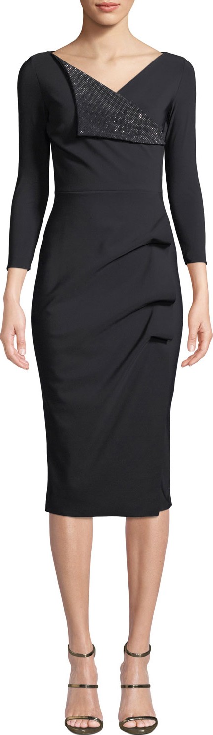 La Petite Robe di Chiara Boni Nelida Asymmetric-Ruched Dress