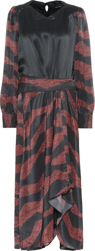Isabel Marant Romina printed silk-blend midi dress