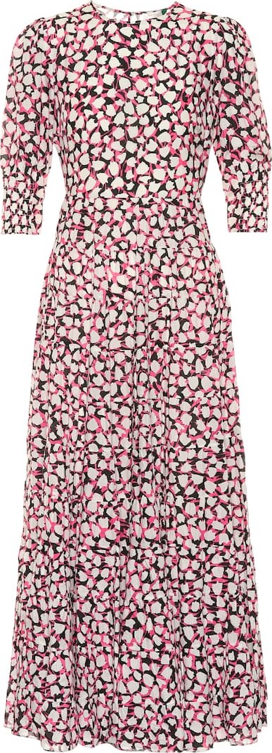 RIXO LONDON Kristen cotton and silk dress