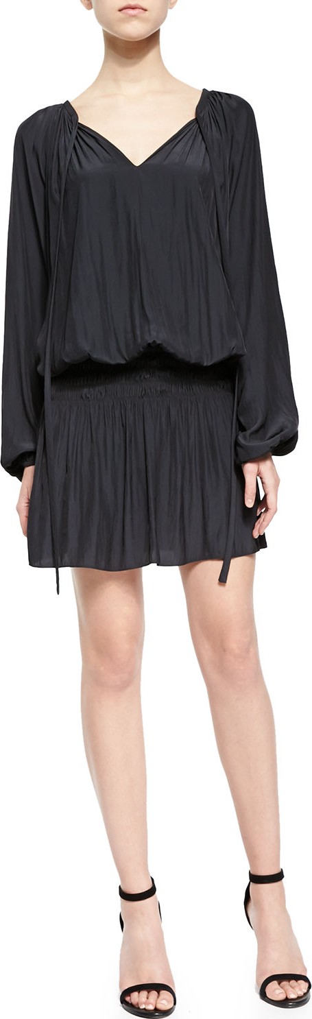 Ramy Brook Paris Crinkled Voile Dress