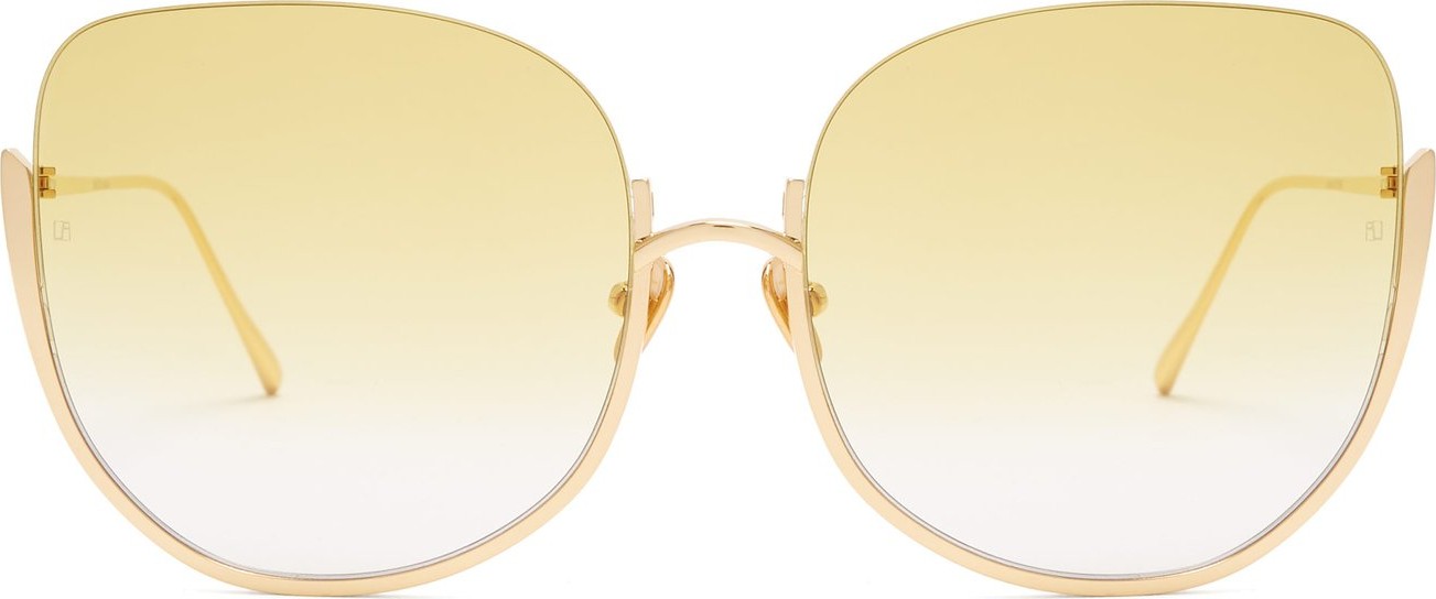 Linda Farrow Kennedy oversized cat-eye sunglasses