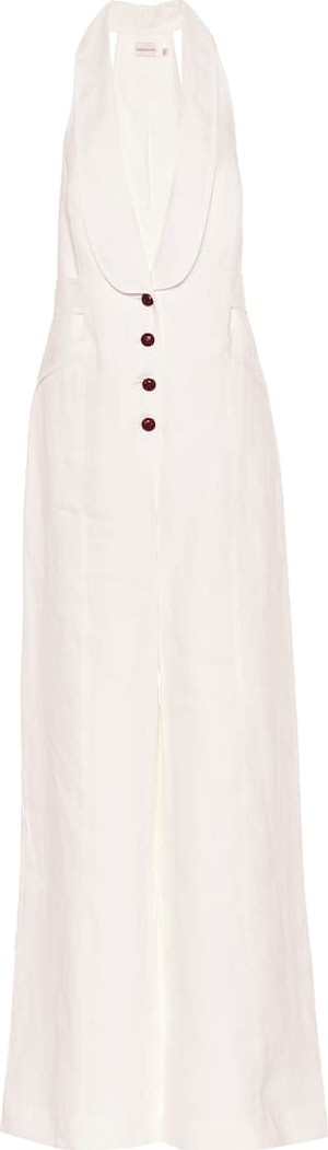 Zimmermann Corsage linen jumpsuit