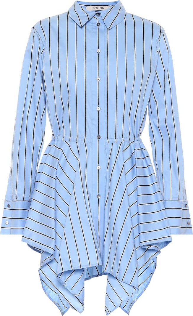 Dorothee Schumacher Striped stretch cotton-blend shirt