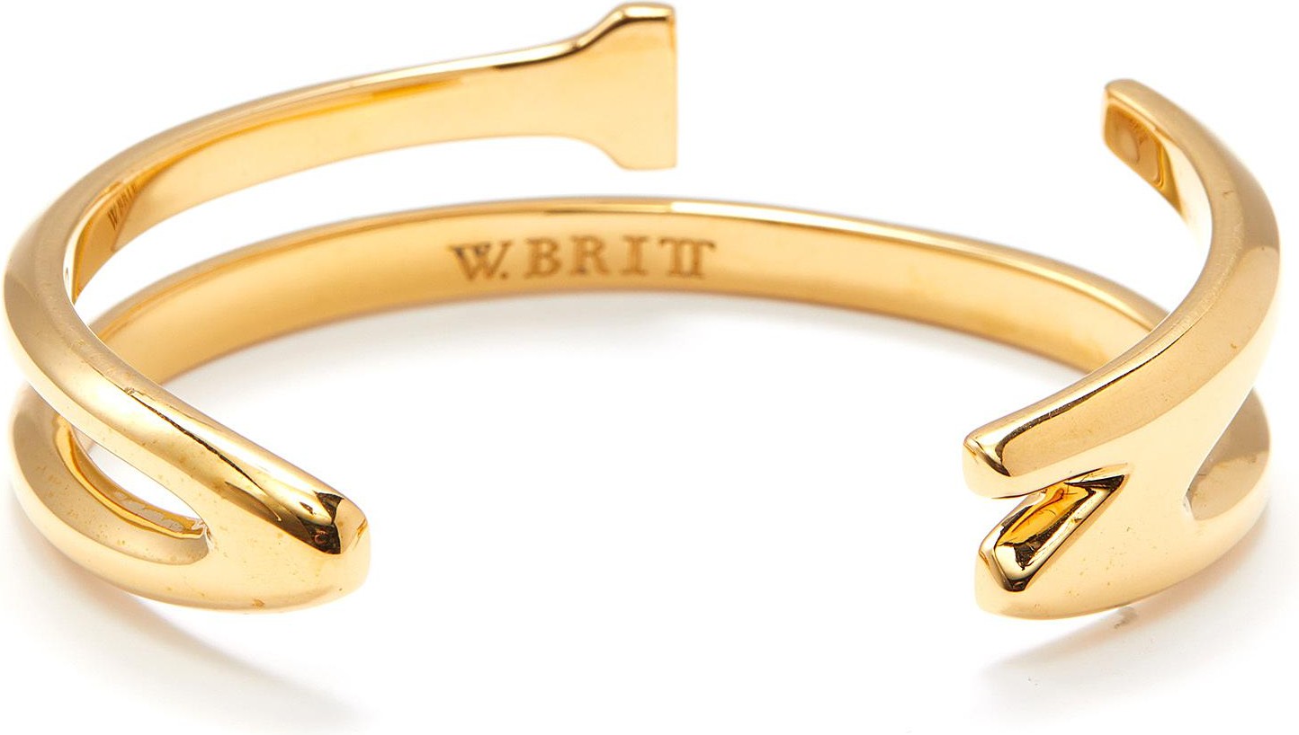 W. Britt 'G' 18k gold bracelet W. Britt 'G' 18k gold bracelet