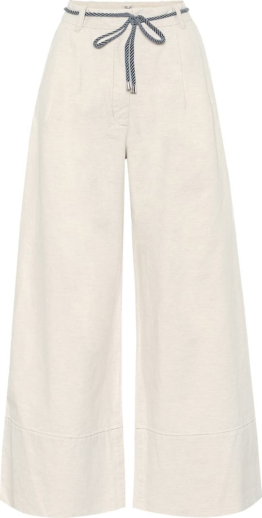 Baum und Pferdgarten Nour cotton and linen wide-leg pants