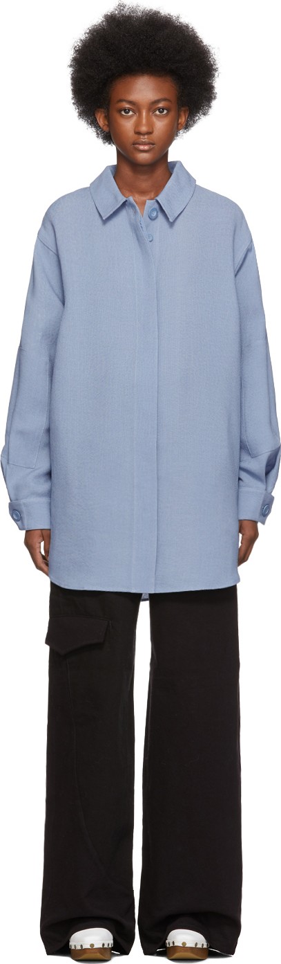 Jacquemus Blue 'La Chemise Loya' Shirt