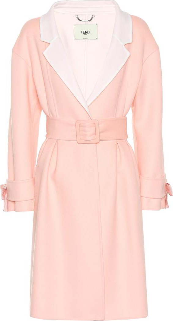 Fendi Belted wool coat