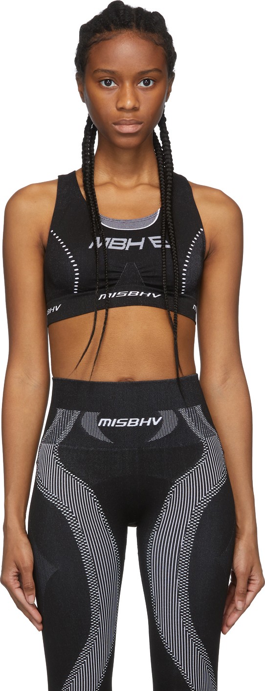 Misbhv Black & White Active Future Bra