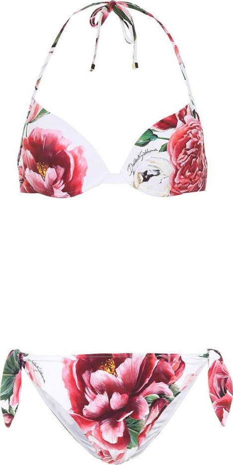 Dolce & Gabbana Floral halterneck bikini Dolce & Gabbana Floral halterneck bikini