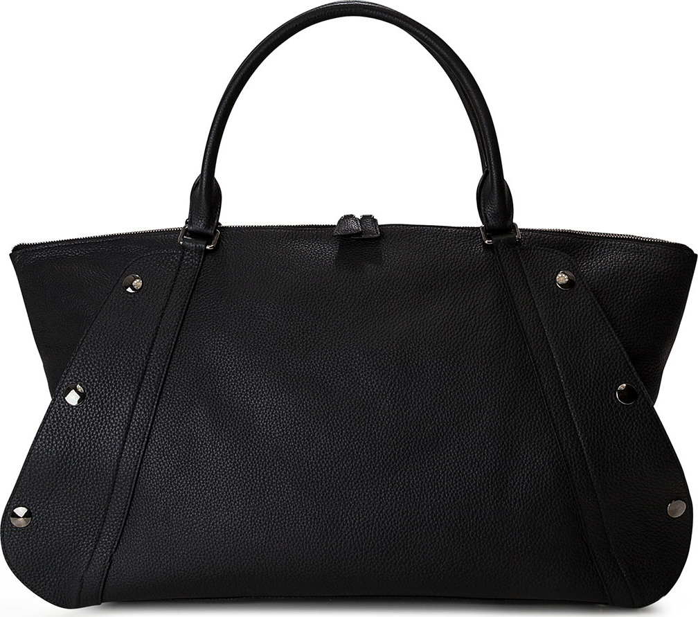 Akris Aimee Medium Leather Satchel Bag