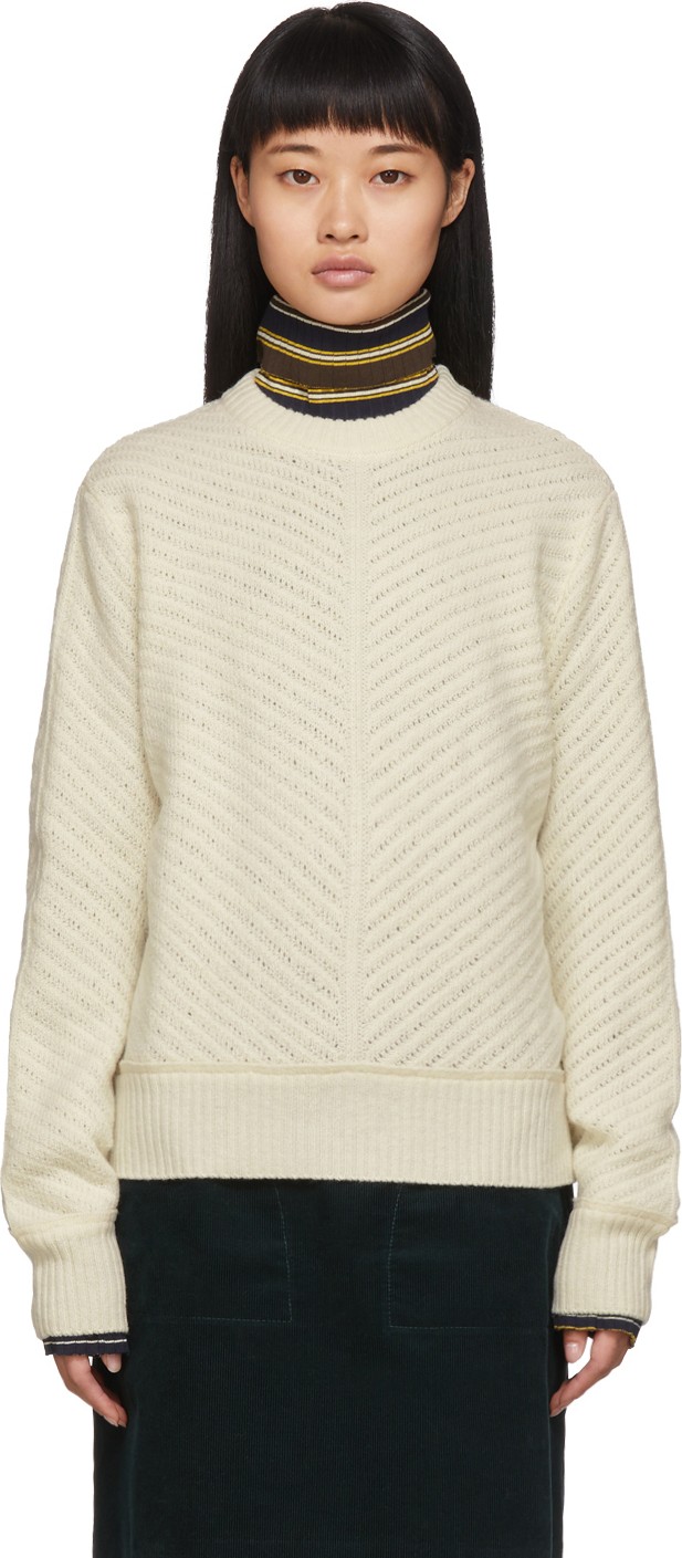 A.P.C. Off-White Rita Sweater