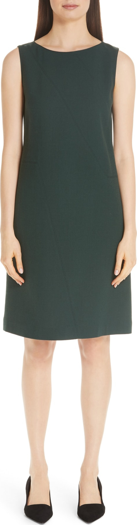 Lafayette 148 New York Laflora Nouveau Wool Crepe Dress