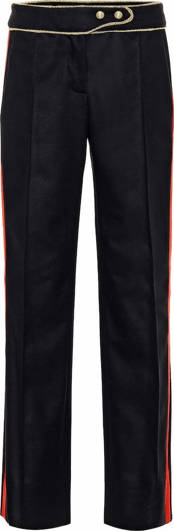 Paco Rabanne Embellished wool pants