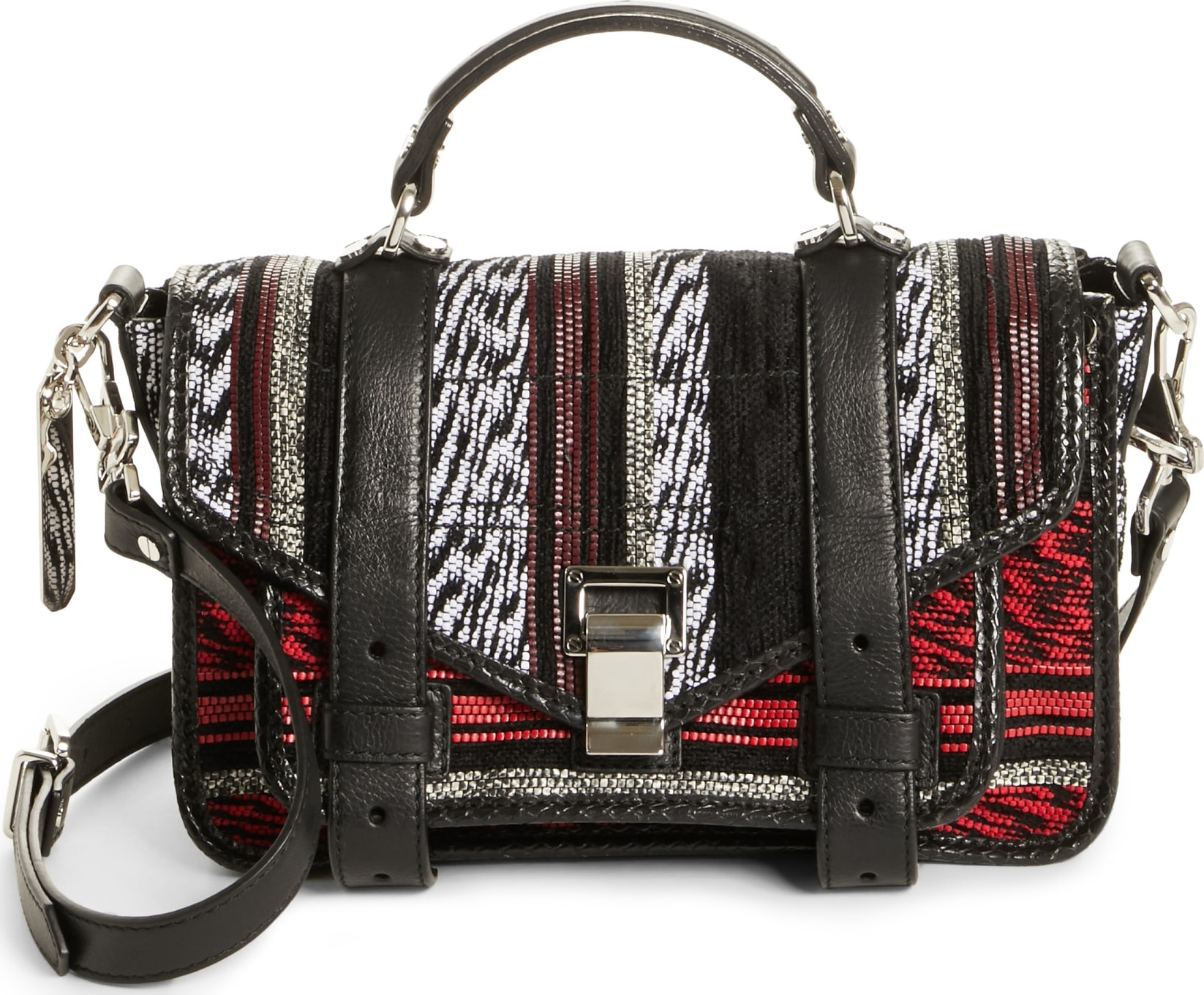 Proenza Schouler Tiny PS1 Mixed Weave Satchel
