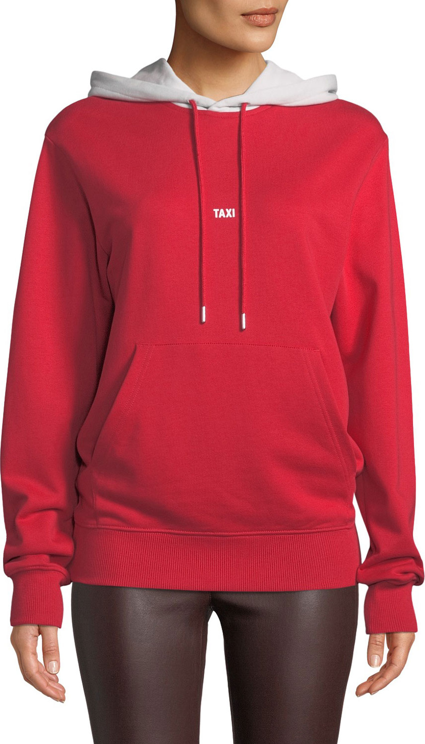 Helmut Lang Taxi Graphic Cotton Pullover Hoodie