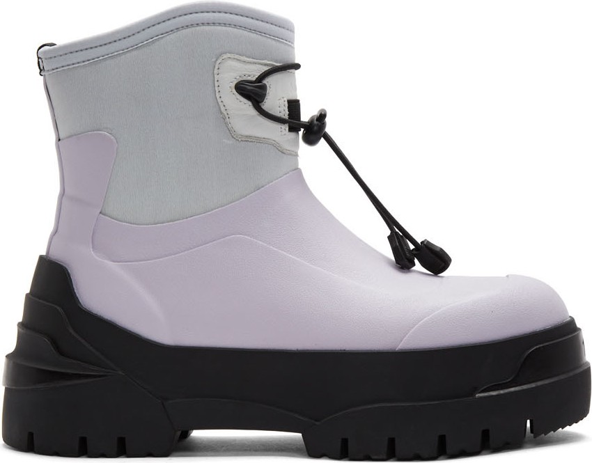 Moncler Genius SSENSE Exclusive 6 Moncler 1017 ALYX 9SM White Alison Boots