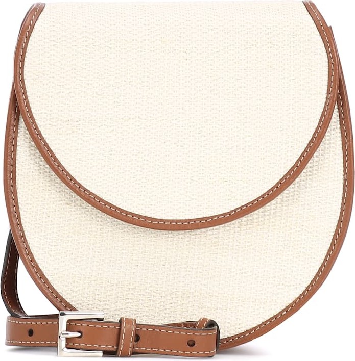 Hunting Season Exclusive to Mytheresa – The Saddle Small canvas crossbody bag