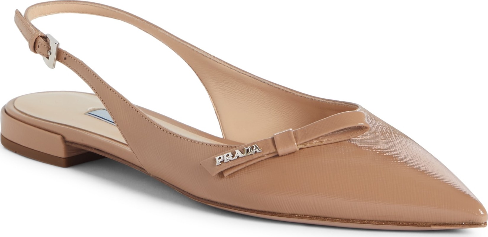 Prada Etiquette Slingback Flat