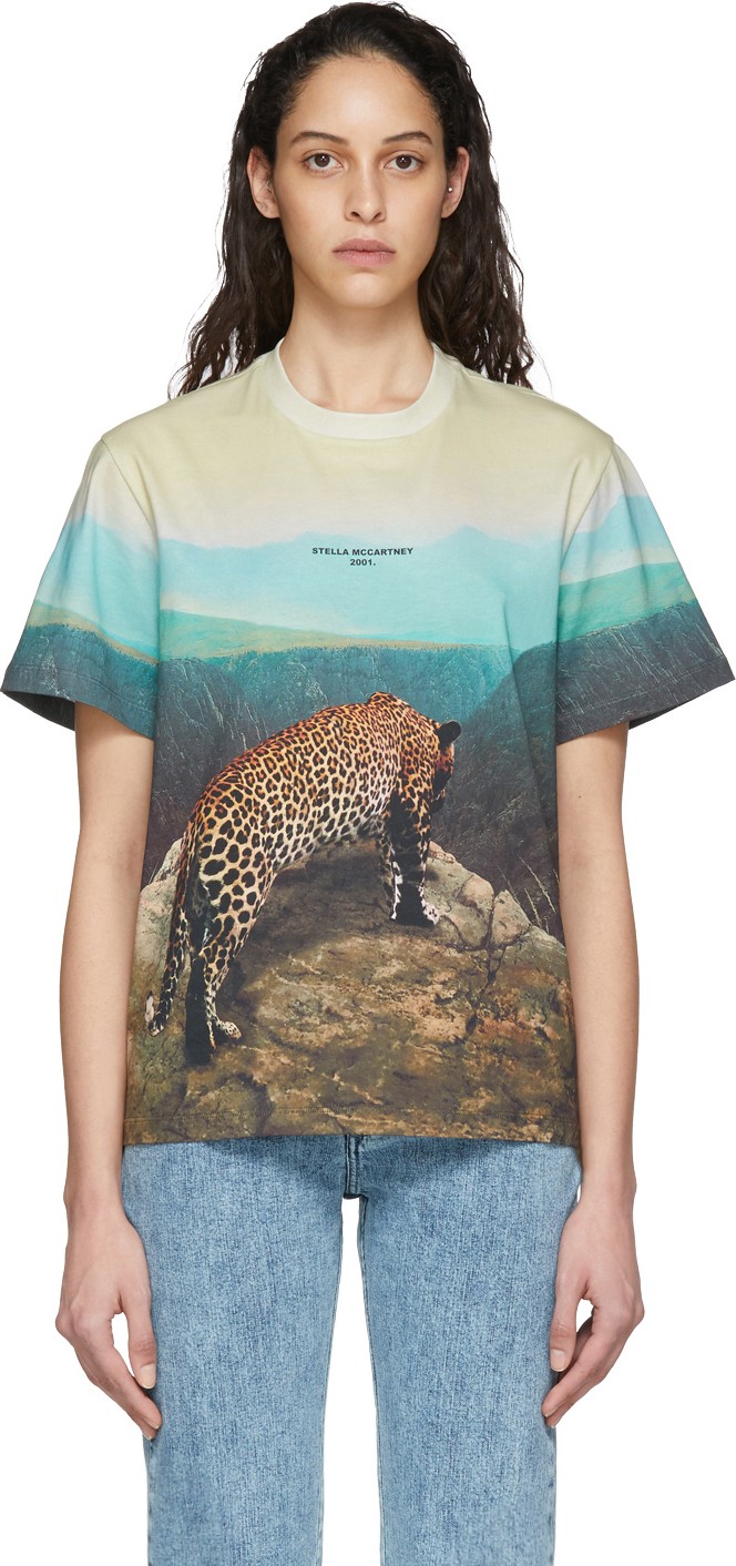 Stella McCartney Multicolor Leopard 2001 T-Shirt