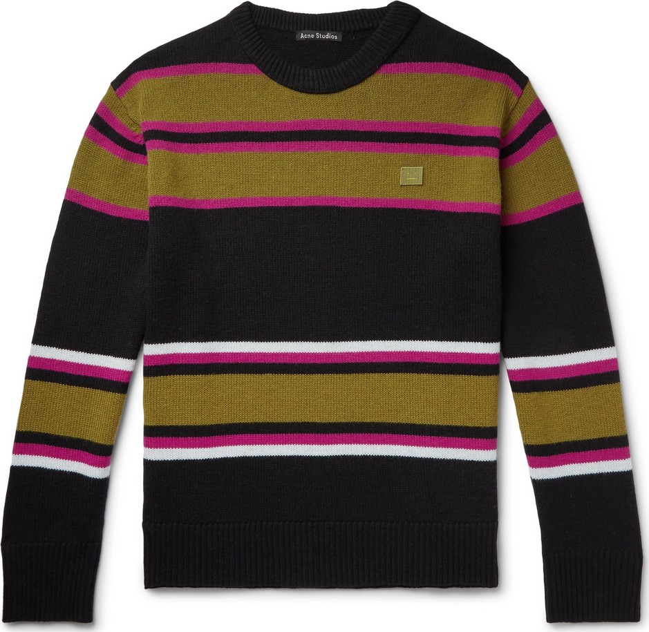 Acne Studios Nema Striped Wool Sweater