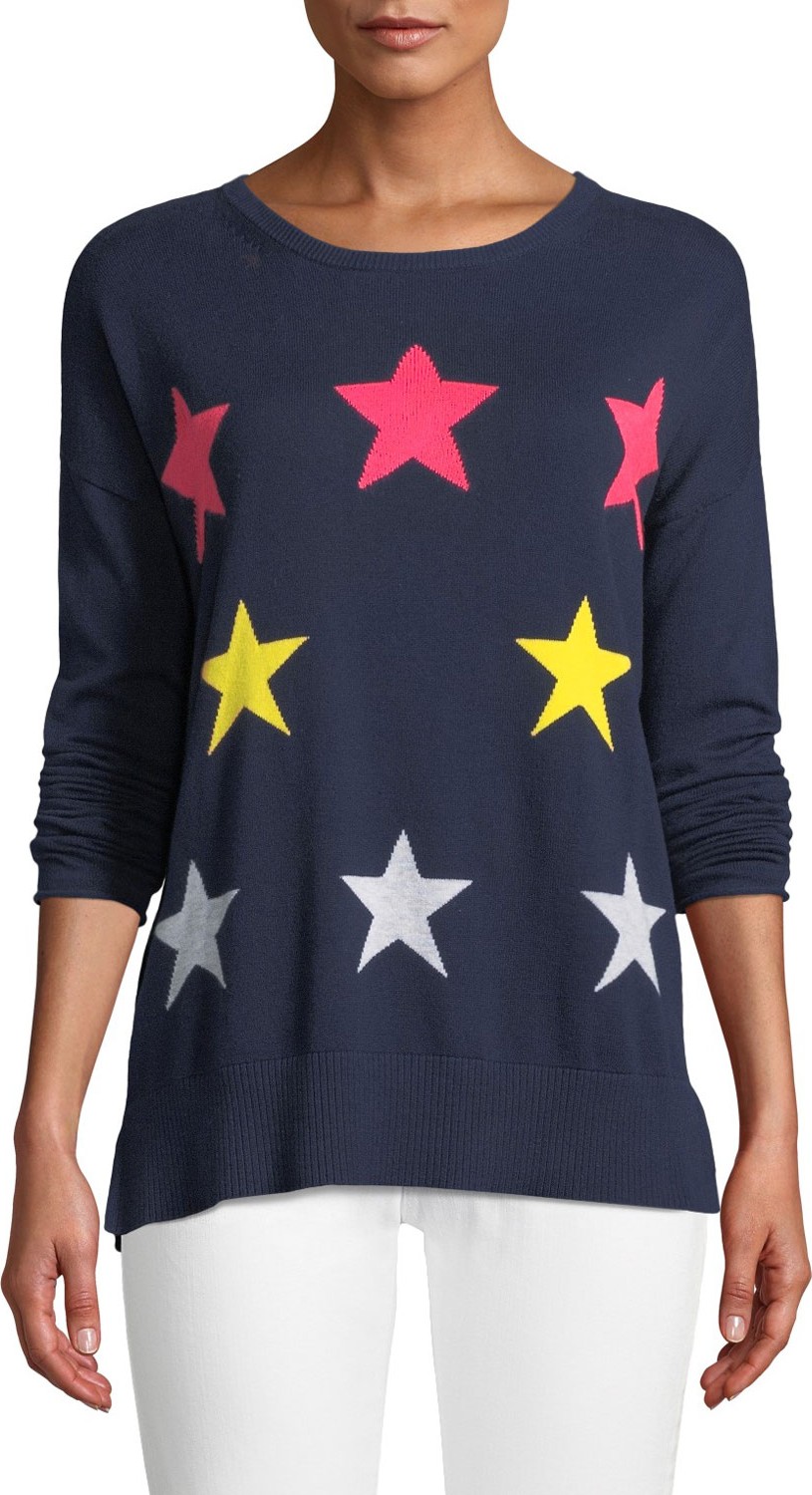 Lisa Todd Star Struck Long-Sleeve Cotton Sweater