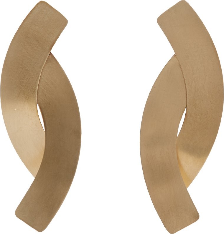 Fay Andrada Naru curved drop earrings