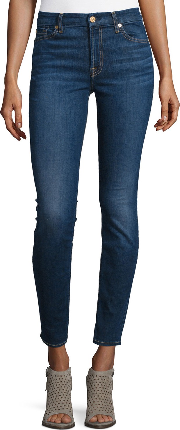 7 For All Mankind The Ankle Skinny Jeans, B[Air] Duchess