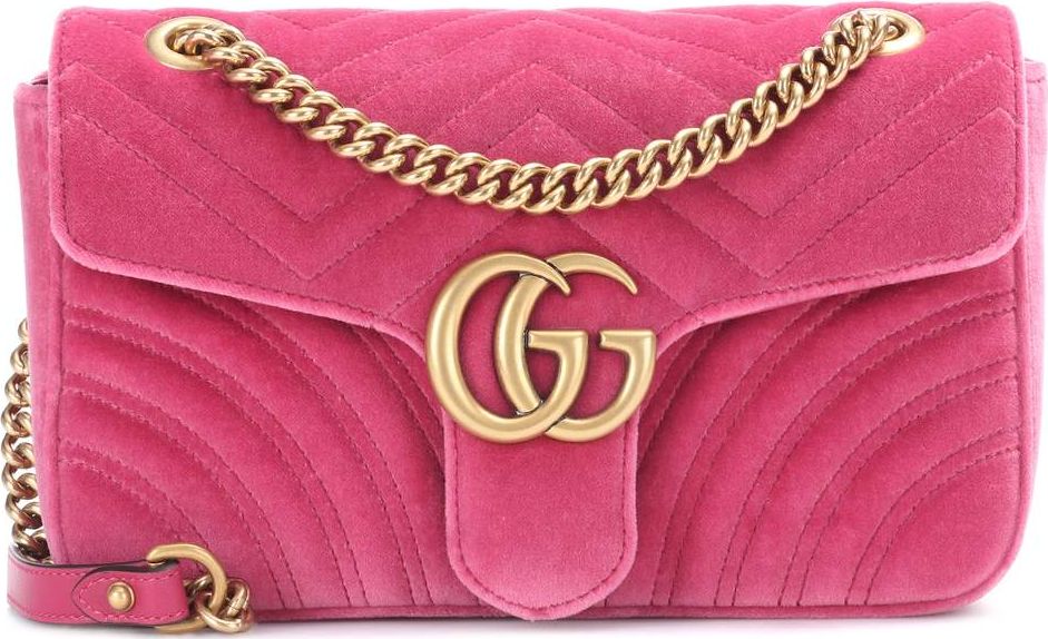 Gucci GG Marmont Small velvet shoulder bag