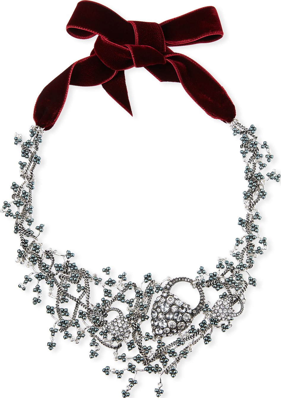 Lulu Frost Nina Crystal Collage Necklace